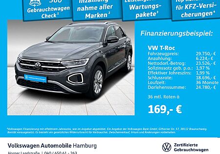 VW T-Roc Volkswagen Style 1.5 TSI DSG AHK Sitzheizung CarPlay