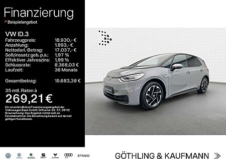 VW ID.3 Volkswagen Pure Performance *NAVI*KAM*SHZ*MATRIX*18Zol