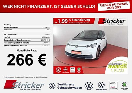 VW ID.3 Volkswagen 1st Max 150/58 266,-ohne Anzahlung Pano IQ.Light