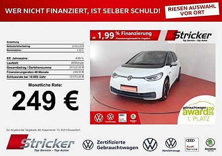 VW ID.3 Volkswagen 1st Max 150/58 249,-ohne Anzahlung Pano IQ.Light