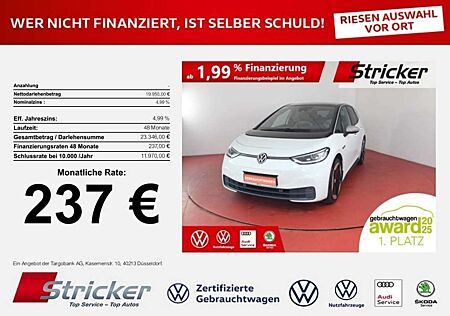 VW ID.3 Volkswagen 1st Max 150/58 237,-ohne Anzahlung Pano IQ.Light