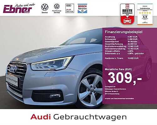 Audi A1 Sportback DESIGN 1.4TFSI 125PS XENON+NAVI+SITZHZG+