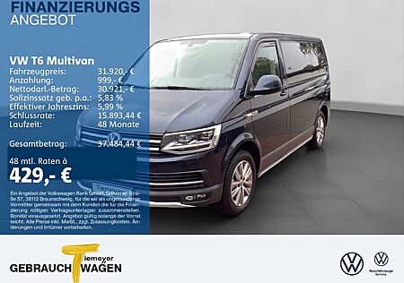 VW T6 Multivan Volkswagen PANAMERICANA AHK LED LEDER STD.HZ