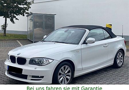 BMW 120 d Baureihe 1 Cabrio 8F.Bereift SCHECKHEFT