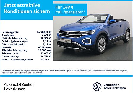 VW T-Roc Volkswagen Cabriolet NAVI VIRT ACC KAM SHZ LED APP
