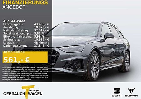 Audi A4 40 TFSI Q 2 x S LINE LM19 KAMERA NAVI+