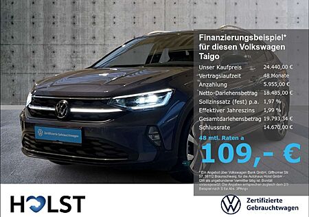 VW Taigo Volkswagen 1.0TSI Style DSG NAV digitales Cockpit LED
