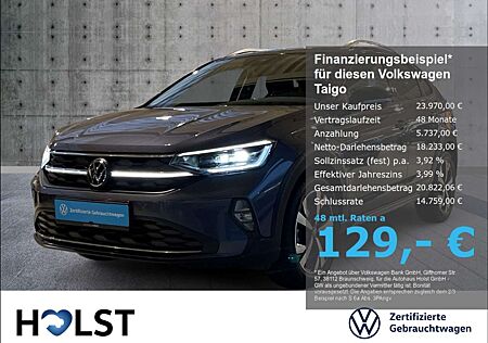 VW Taigo Volkswagen 1.0TSI Style DSG NAV digitales Cockpit LED