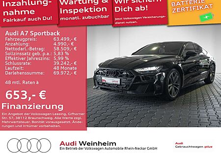 Audi A7 55 TFSI e S-Line Black-Paket-HD-Mat
