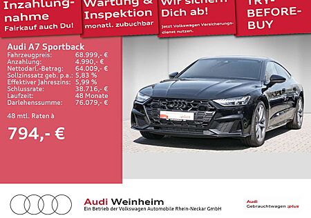 Audi A7 55 TFSI e S-Line Black-Paket-HD-Mat