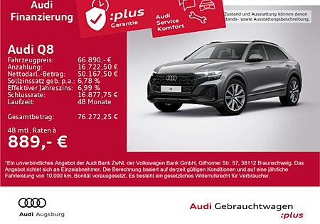 Audi Q8 45 TDI qu. Opt.schwarz*LUFT*MATRIX*AHK*8-fach