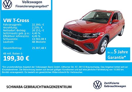 VW T-Cross Volkswagen Life 1.0 TSI *ACC*LED*VIRTUAL*NAVI*16''*