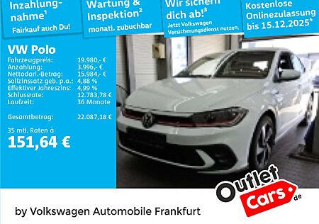 VW Polo Volkswagen 2.0 TSI DSG GTI FrontAssist IQ.Light DAB+