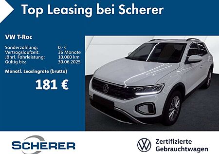 VW T-Roc Volkswagen 1.0 TSI Life NAVI APP SHZ Ganzjahresreifen