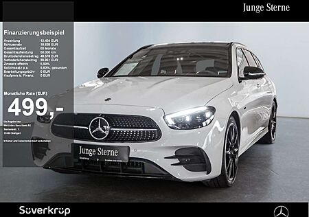 Mercedes-Benz E 220 T d , BURM AMG NIGHT DISTR PANO SPUR AHK