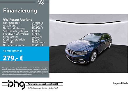 VW Passat Variant Volkswagen 1.4 TSI Plug-In-Hybrid DSG GTE