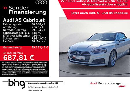 Audi A5 Cabrio 2.0 TFSI quattro S tronic sport