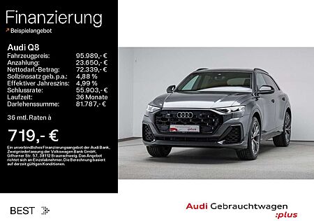 Audi Q8 60 TFSIe quattro S-LINE*PANO*AHK*HUD*LEDER*HD