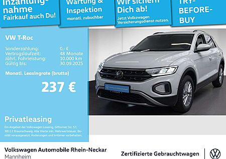 VW T-Roc Volkswagen 1.0 TSI Life App-Connect PDC LED uvm