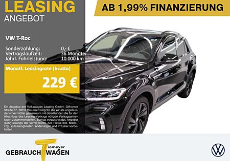 VW T-Roc Volkswagen 1.5 TSI R-LINE BLACK PANO LM18 AHK KAMERA