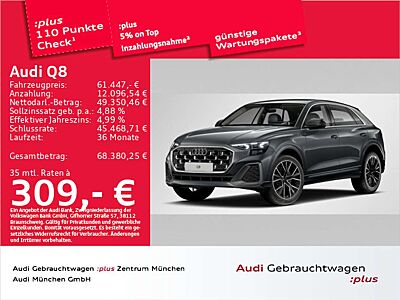 Audi Q8 45 TDI qu. S line 22"Zoll/Laser/B&O/HuD