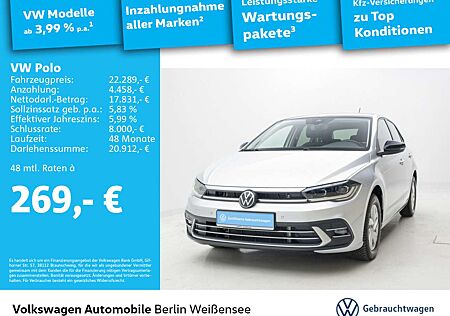 VW Polo Volkswagen 1.0 TSI Style*MATRIX*NAVI*AHK*APP*ACC*