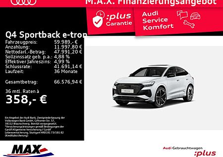 Audi Q4 e-tron gebraucht kaufen Audi Q4 e-tron 55 Q MATRIX+AHK+SONOS+PANO
