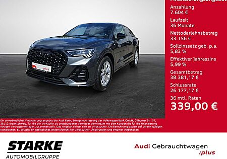 Audi Q3 Sportback 35 TFSI S tronic AHK RFK LED Navi SHZ...