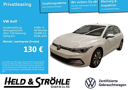 VW Golf Volkswagen 8 MOVE 1.0 TSI LED+ NAV ACC APP DAB+ SHZ