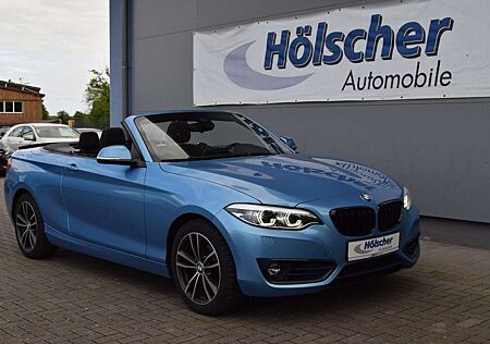 BMW 218 i, Cab, Sport Line,Navi,Sitzh&Lenkradh,Xenon,