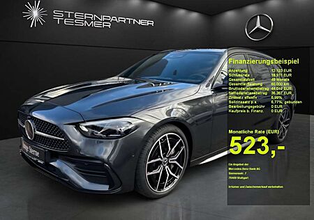 Mercedes-Benz C 300 d T AMG+NIGHT+PANO+AHK+DISTR.+HuD+LED+360°
