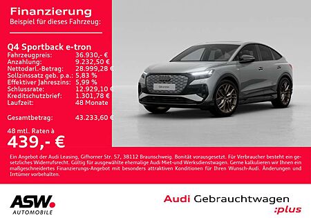 Audi Q4 e-tron Q4 Sportback S line 50 e-tron quattr Navi Matrix