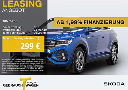 VW T-Roc Volkswagen Cabrio 1.5 TSI R-LINE ST.HEIZ LED+ SITZHZ