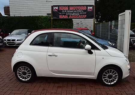Fiat 500C CABRIO,TÜV/AU NEU,KLIMA,TEILLEDER,PDC,AUX