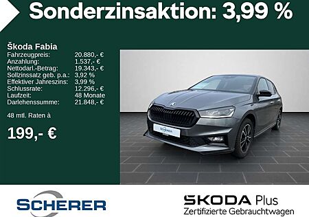 Skoda Fabia 1.0 TSI Monte Carlo ACC CARPLAY KESSY LED