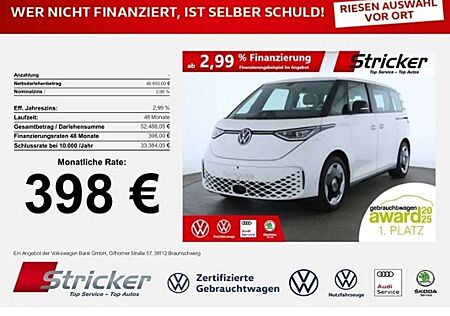 VW ID.BUZZ Volkswagen ID. Buzz Pro KR 150/82 398,-ohne Anzahlung AHK ACC IQ.Ligh