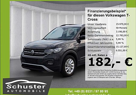 VW T-Cross Volkswagen Life 1.0TSI*SHZ PDCv+h Spurass Bluet DAB