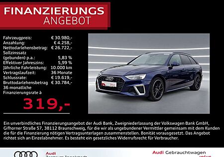 Audi A4 Avant 40 TDI 2x S line AHK NAVI Kamera 18"