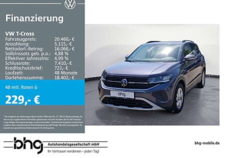 VW T-Cross Volkswagen 1.0 TSI OPF Life