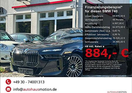 BMW 740 d xDrive M Sport Pro Kristall Iconic Glow Pano