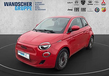 Fiat 500E Red +Kam.+SHZ+SoundSys+PDC+SpurH+Winterp.