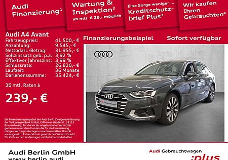 Audi A4 Advanced 35 TDI S tr. AHK RFK LED NAVI