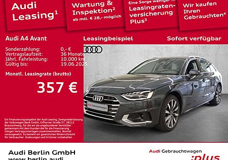 Audi A4 Advanced 35 TDI S tr. AHK RFK LED NAVI