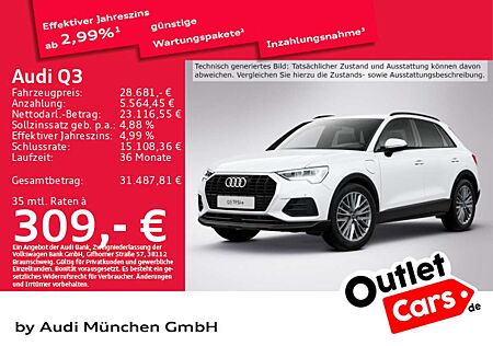 Audi Q3 45 TFSI e S tronic S line Navi+/Kamera/19"Zol