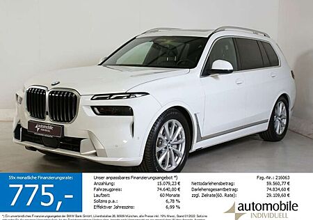 BMW X7 xDr. 40dA Pano 6Sitzer ACC Park+ HuD Standh.