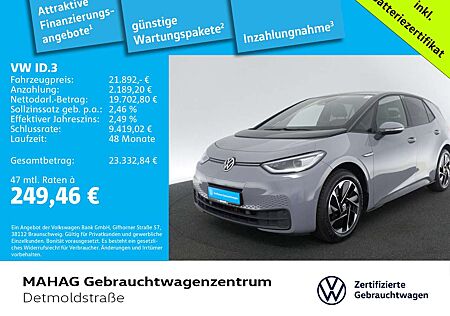 VW ID.3 Volkswagen Pro Performance CCS Navi LED Kamera Automat