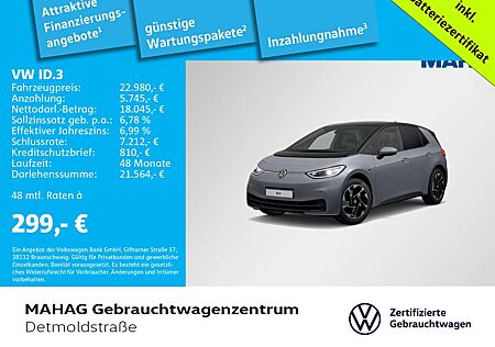 VW ID.3 Volkswagen Pro Performance CCS Navi LED Kamera Automat