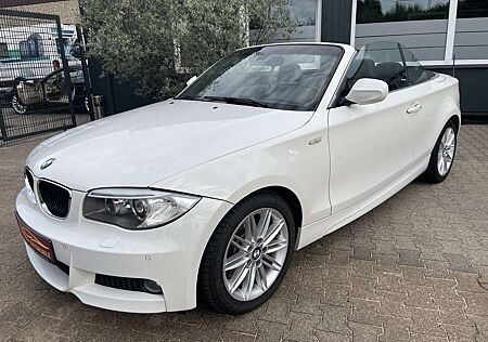 BMW 123 d Cabrio Sport-Paket M / M-Technic Weiss Leder Top
