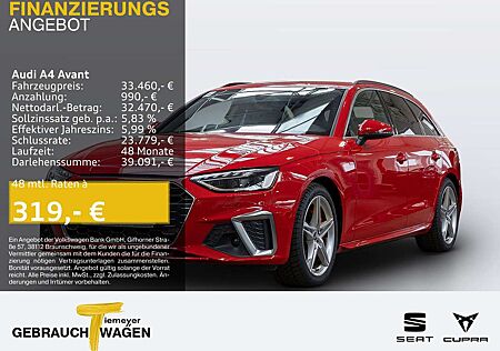 Audi A4 40 TFSI Q 2x S LINE BuO LEDER MATRIX AH