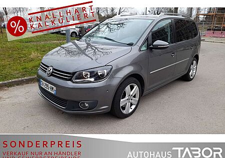 VW Touran Volkswagen 2.0 TDI Highline DSG Pano Velour Navi LM
